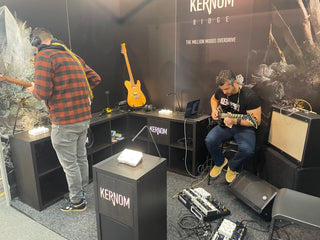 Kernom overdrives the 2023 Birmingham Guitar Show